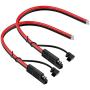iGreely 2Pack SAE Extension Cable SAE Quick Connector Disconnect Plug for RV Trolling Motor Solar Panel (12AWG)
