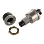 HMY 12V 20A Outboard Weatherproof Rubber Cover Horn Button and Outdoor Sealed Push Button Kill Switch with 2 Terminals for Car Boat Track