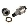 HMY 12V 20A Outboard Weatherproof Rubber Cover Horn Button and Outdoor Sealed Push Button Kill Switch with 2 Terminals for Car Boat Track