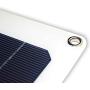 AUECOOR Flexible Solar Panel 100W Solar System + PWM 20A LED Solar Controller + 5M Solar Cable + Cable Entry Cover for RV Boat Off Grid