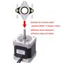 ManLee 3Pcs NEMA 17 Stepper Motor Steel and Rubber Vibration Dampers Stepper Motor Spacer Damper with M3 Screws for 3D Printer 42 Stepper Motor Shock Absorber for CNC Creality CR-10 CR-10S Ender