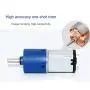 DC Gear Motor, Electric D Shaped Output Shaft Gear Motor 12V High Conductivity High Torsion for Digital Products(533RPM 1: 22.5)