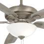 Minka-Aire F552L-BNK Watt 60 Inch LED Energy Star Rated Ceiling Fan with DC Motor and 4 Speed Pull Chain in Burnished Nickel Finish