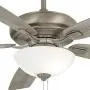 Minka-Aire F552L-BNK Watt 60 Inch LED Energy Star Rated Ceiling Fan with DC Motor and 4 Speed Pull Chain in Burnished Nickel Finish