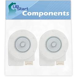 2-Pack DA31-00146E Evaporator Fan Motor Replacement for Samsung Refrigerator - Compatible with Part Number AP4136569, 1486536, DREP3020LA/HAL, PS4138376