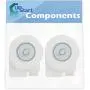 2-Pack DA31-00146E Evaporator Fan Motor Replacement for Samsung RF26XAEWP/XAA Refrigerator - Compatible with DA31-00146E Fan Motor - UpStart Components Brand