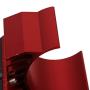 Mxfans N10108 Red Aluminum Alloy Plastic Motor heatsink with 2 Fans for RC 1:10 Car 540 550 Motor Heat Sink
