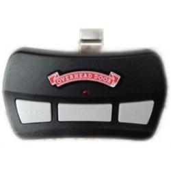Garage Door Opener Visor Remote by Overhead Door - CodeDoger - Three Button - OCDTR-3,black and red,1 Pack