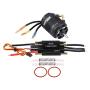 RC Motor, 3650 5900KV 4 Pole Motor 12 Slots 90A Waterproof ESC 36-S Water Cooling Jacket for RC Boat