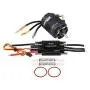 Nannday RC Boat Motor Kits, 4 Poles 3660 4300KV Motor + 36-S Water Cooling Jacket + 90A Waterproof Programed ESC for RC Boat
