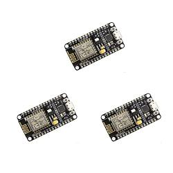#10Gtek# ESP8266 ESP-12F NodeMcu Lua WiFi Module Connector Development Board, for Arduino IDE Micropython Pack of 3