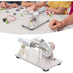 Stirling Engine Model Kit, Stirling Engine Motor Model Smoother Operation Low Pollution Stainless Steel Multi Purpose Simple to Operate
