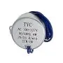 Fielect 2Pcs Synchronous Motor AC 110V 20-24RPM Turntable Motor CW/CCW Direction 4W TYC-50 Horizontal Hole Shaft