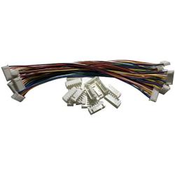 8 PCS 7 PIN JST XH Female Connector on Both Side - 200mm 1007 26 AWG & 16 PCS 7 PIN JST XH Male Connector