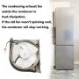PERTF Refrigerator Condenser Fan Motor Assembly DA97-12842A,DA97-15765A, DA97-15765C Compatible with Samsung Refrigerator
