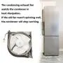 PERTF Refrigerator Condenser Fan Motor Assembly DA97-12842A,DA97-15765A, DA97-15765C Compatible with Samsung Refrigerator