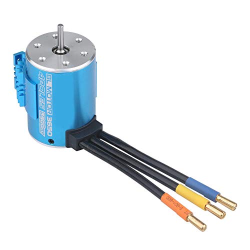 RC Model Motor, 3650 5900KV 4 Poles Brushless Motor Accessory for 1/10 1/16 1/18 RC Car Boat Car Model Accessory