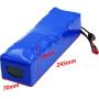 Jieoto 48V 7.8AH E-Bike Lithium Battery 7800mAh 13S3P Lithium-ion Battery Fits for 200W-500W Electric Scooters Motorcycle Riding Toys Electric GoKart with 2A Charger