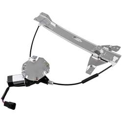 LUJUNTEC 748-510 Rear Left Drivers Side Replacement Power Window Regulator with Motor fit for 2006-2015 For Chevy Impala 10338753 20927599
