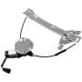 LUJUNTEC 748-510 Rear Left Drivers Side Replacement Power Window Regulator with Motor fit for 2006-2015 For Chevy Impala 10338753 20927599