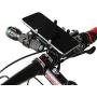 Bike & Motorcycle Phone Mount Aluminium Bicycle Handlebar Phone Holder with Action Camera Mount Compatible with GoPro Camera Models,Compatible with iPhone 11 Pro Max Galaxy S20 (Black)