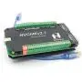 Carte de contrôle de mouvement de moteur pas à pas 6 axes 125KHz NVCM USB Mach3 Breakout Board avec interface USB pour contrôleur CNC, 12-32VDC pour moteur servo. Carte de contrôle de mouvement de moteur pas à pas 6 axes 125KHz NVCM USB Mach3 Breakout Board avec interface USB pour contrôleur CNC, 12-32VDC pour moteur servo.