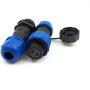 SD13 2pin Waterproof Power Connector, φ13mm 10A 380V High Voltage 1865mm Male Female Circular Power LED Connector (Female)-Socket(Male) (2pin, Direct Plug)