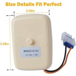 WR60X10141 Refrigerator Evaporator Fan Motor for Compatible with GE General Electric Sears Kenmore Hotpoint RCA OEM WR60X10138 WR60X10346 WR60X10072 WR60X10046 WR60X10045