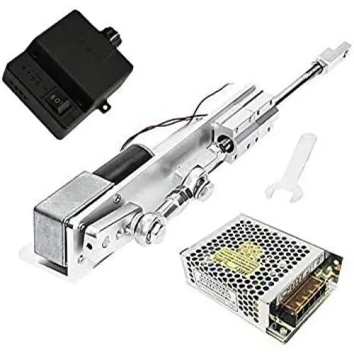 BEMONOC DC 24V High Speed 280rpm Linear Actuator Reciprocating Motor Stroke 70mm Adjustable+Switching Power Supply 110V-240V+PWM Speed Controller
