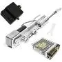 BEMONOC DC 24V High Speed 280rpm Linear Actuator Reciprocating Motor Stroke 70mm Adjustable+Switching Power Supply 110V-240V+PWM Speed Controller