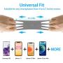 Bike & Motorcycle Phone Mount, 360°Rotation Silicone Bicycle Phone Holder, Universal Motorcycle Handlebar Mount Compatible with iPhone 12/Pro/mini/11/Xs/Max/Xr/X/8/Plus, 4.0~6.7 Cellphones (Gray)