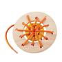Amazon Basics Fine Motor Lacing Ring, 4-Pack