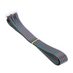 Stepper Motor Cable, Connector Cable, 5Pcs PH2.0-XH2.54 Female-Female Cable for Nema16 Nema17 Stepper Motor