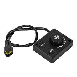 Qiilu 12V/24V Diesel Heater Controller Parking Heater Control Switch for Car Truck Diesel Air Parking Heater