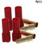 Heyiarbeit 4 Sets XT150 Connector Adapter Male Female Plug 6mm Large Current Motor Gold Bullet Connector for RC Lipo Battery ESC Motor