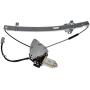 Dorman 741-742 Front Driver Side Power Window Motor and Regulator Assembly Compatible with Select Honda Models , Gray