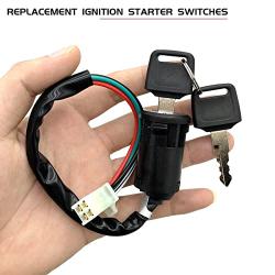 Ignition Switch with Key 4 Wire for TaoTao Buyang Coolsport Kazuma Sunl Coolster 50cc 70cc 90cc 110cc 125cc 150cc 200cc 250cc Quad Super Pocket Dirt Bike ATV & Scooters