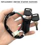 Ignition Switch with Key 4 Wire for TaoTao Buyang Coolsport Kazuma Sunl Coolster 50cc 70cc 90cc 110cc 125cc 150cc 200cc 250cc Quad Super Pocket Dirt Bike ATV & Scooters