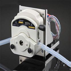 0-3000ml/min High Flow Peristaltic Pump with Stepper Motor 24v Low Noise, Easy Mounting Quick Loading Tube, Programmable Arduino/PLC/Raspberry Pi