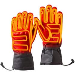 Gerbing 12V Vanguard Heated Motorcycle Gloves – Cowhide Leather Gloves with AQUATEX Membrane, Full-Length Gauntlet, Thinsulate Insulation