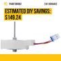 241509402 Refrigerator Evaporator Fan Motor by PartsBroz - Compatible Electrolux Westinghouse Frigidaire Kenmore Fridge Parts - Replaces AP3958808 EA1526073 PS1526073 - Lifetime Replacement Part