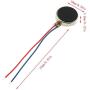 E-outstanding 10-Pack 1027 Mini Vibration Motor Two Wired DC 3V 12000rpm Flat Vibrating Moteur Button Motors for Mobile Phone Tablet Household Appliances 10x2.7mm