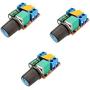 HiLetgo 3pcs DC Motor PWM Speed Controller 3V 6V 12V 24V 35V Speed Control Switch Mini LED Dimmer DC 3V-35V 5A 90W