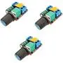 HiLetgo 3pcs DC Motor PWM Speed Controller 3V 6V 12V 24V 35V Speed Control Switch Mini LED Dimmer DC 3V-35V 5A 90W