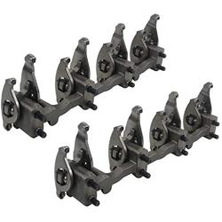 Pair Rocker Arm & Pedestal Compatible with 2008-2010 F-o-r-d F250 F350 F450 F550 Super Duty with 6.4L Power-stroke Diesel Engine Rocker Arm Assembly 8C3Z6564D 8C3Z-6564-D Avaleer