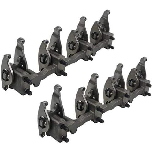 Pair Rocker Arm & Pedestal Compatible with 2008-2010 F-o-r-d F250 F350 F450 F550 Super Duty with 6.4L Power-stroke Diesel Engine Rocker Arm Assembly 8C3Z6564D 8C3Z-6564-D Avaleer