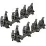 Pair Rocker Arm & Pedestal Compatible with 2008-2010 F-o-r-d F250 F350 F450 F550 Super Duty with 6.4L Power-stroke Diesel Engine Rocker Arm Assembly 8C3Z6564D 8C3Z-6564-D Avaleer