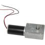 Bemonoc High Torque DC 24V Low Speed 8RPM Worm Gear Motor Reversible Speed Reduce Turbine Electric Gearbox Motor 8mm Shaft with Install Bracket