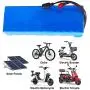Jieoto Ebike Battery 48V 10Ah Bicycle Lithium Ion Batteries with Charger BMS Electric Bicycle Battery for 1000W 700W 500W 350W 250W 100W Bike Motor