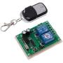 Calvas DC 12V 2CH RF 433MHz Wireless Switch Relay Receiver Module With Remote Control For DC Motor Forward Reverse Controller Oct30